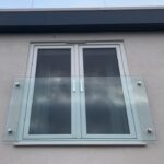 Glass Button Fixed Juliet Balcony