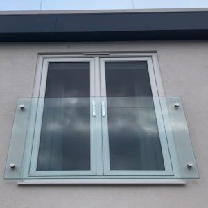 Glass Button Fixed Juliet Balcony