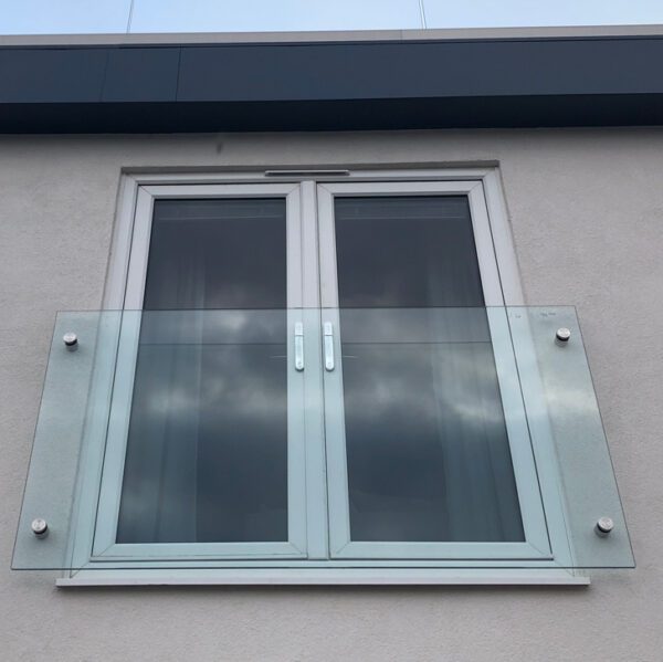 Glass Button Fixed Juliet Balcony